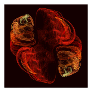 Metamorphose Abstrakt Art Poster