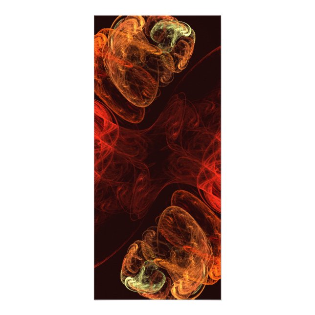 Metamorphose Abstrakt Art Rack Card Werbekarte (Vorne)