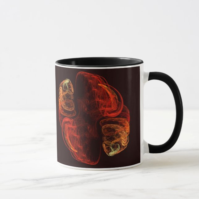 Metamorphose Abstrakte Kaffee Tasse (Rechts)