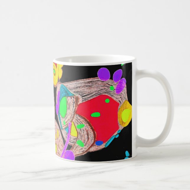 Metamorphose Red Design Monogram Tasse (Rechts)
