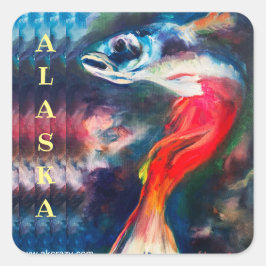 Metamorphosis _ALASKA Square Sticker