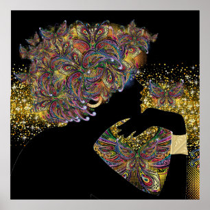 METAMORPHOSIS SchmetterlingsLady Poster