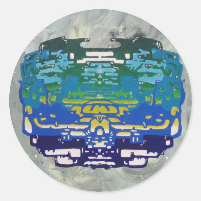 Metaphase Runder Aufkleber (Vorderseite)