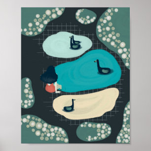 metaphor_17_a girl im matten Plakat