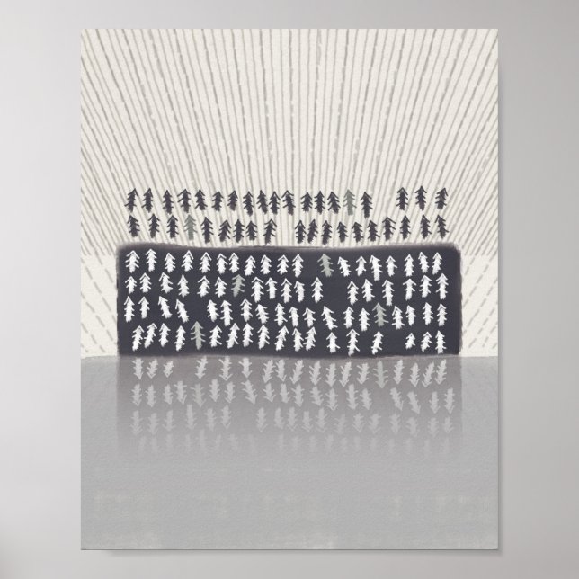 metaphor_2_reflektion mattes Poster (Vorne)
