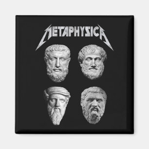 Metaphysica Sokrates Plato Aristoteles Philosopher Magnet
