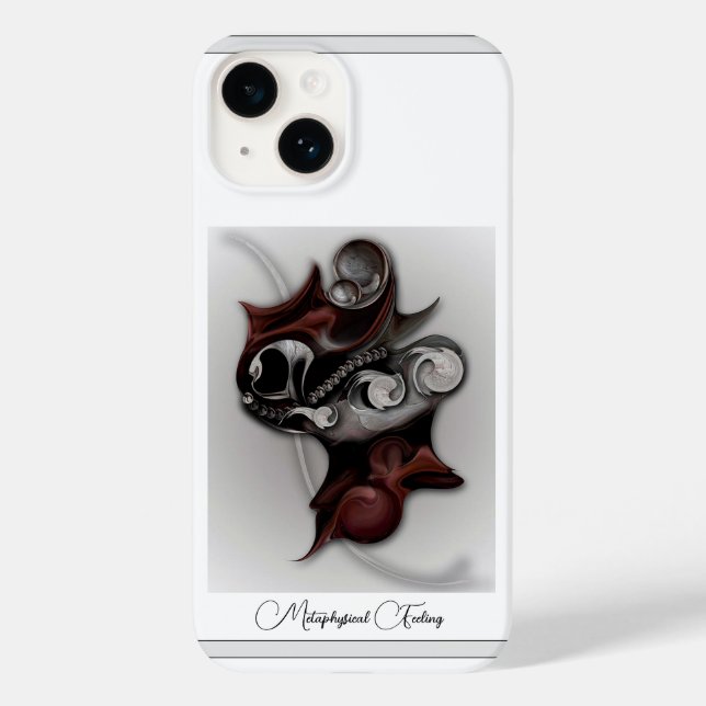 "Metaphysical Feeling", Coque Apple iPhone 14 (Verso)