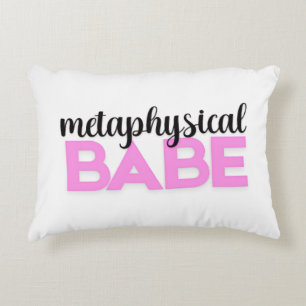metaphysische Babe fette rosa Schrift-Typografie Dekokissen