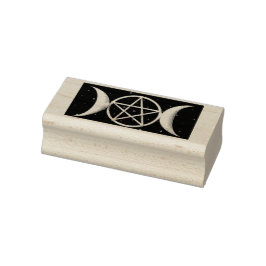 Metaphysische Triple Moons Gummistempel