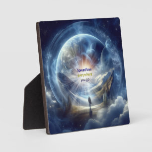 Metaphysische zeitlose spirituelle Fantasy Themes Fotoplatte