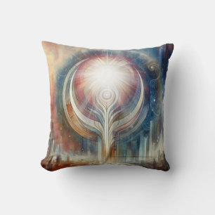 Metaphysische zeitlose spirituelle Fantasy Themes Kissen