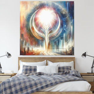 Metaphysische zeitlose spirituelle Fantasy Themes Leinwanddruck