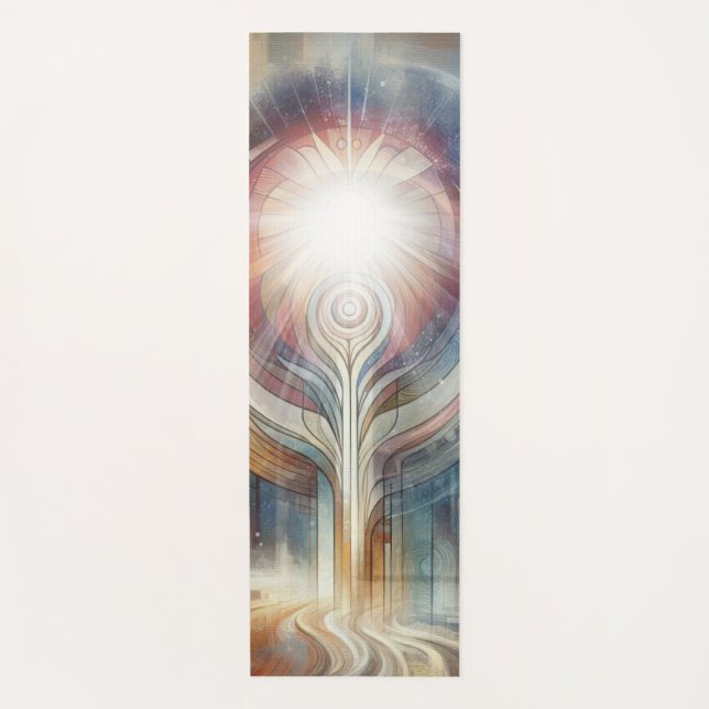 Metaphysische zeitlose spirituelle Fantasy Themes Yogamatte (Vorderseite)