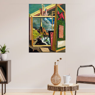 Metaphysisches Interieur 1917 | Giorgio de Chirico Poster