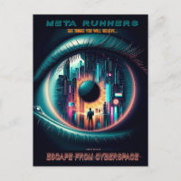 'MetaRunners' Flucht aus dem Cyberspace: Postkarte
