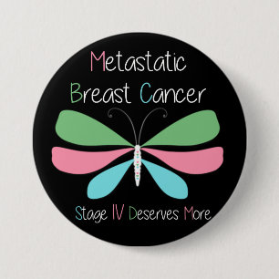 Metastasierter Brustkrebs - Advocacy und Support Button
