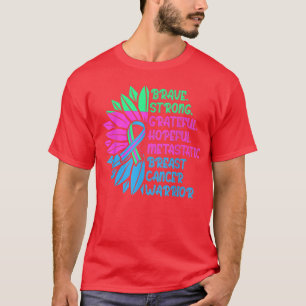 Metastasierter Brustkrebs-Bewusstseinswarter T- T-Shirt