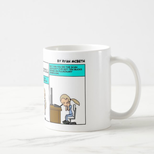 Metastatischer Workup-Notfall Kaffeetasse (Rechts)