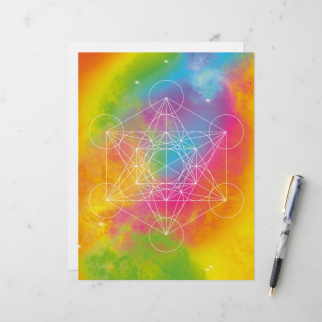 Metatron Briefbogen (Vorderseite/Rückseite Beispiel)