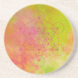Metatron, Chakra, Zen, heilige Geometrie, Engel, Getränkeuntersetzer