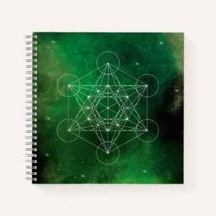Metatron, Chakra, Zen, heilige Geometrie, Engel Notizbuch