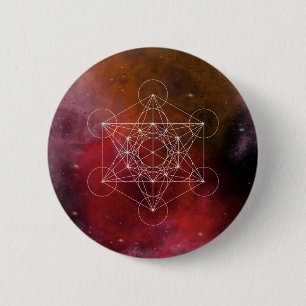 Metatron, Chakra, Zen, sakraler geometrischer, Eng Button