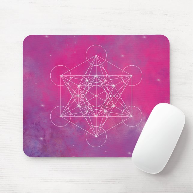 Metatron, Chakra, Zen, sakraler geometrischer, Eng Mousepad (Mit Mouse)