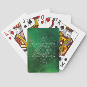 Metatron, Chakra, Zen, sakraler geometrischer, Eng Spielkarten