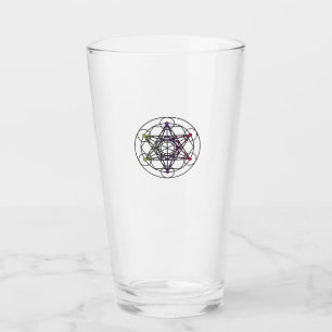 Metatron Cube Glass Cup Glas