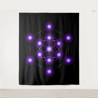 Metatron Cube Series V3 Tapestry Wandteppich