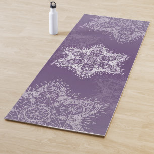 Metatron Mandala lila Yogamatte