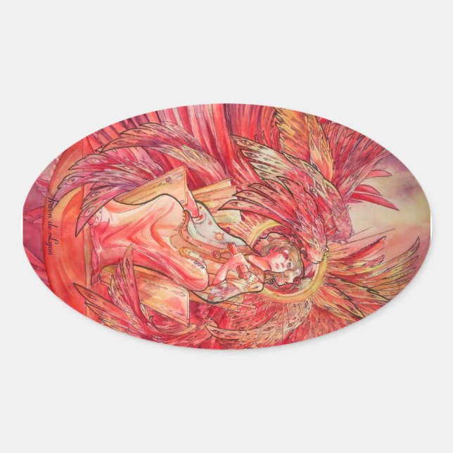 Metatron Ovaler Aufkleber (Vorderseite)