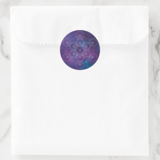Metatron Runder Aufkleber