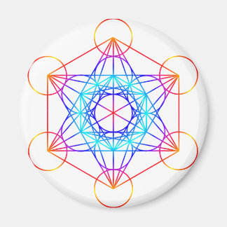 Metatron-Würfel (Farbe 2) Magnet