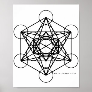 Metatron's Cube Poster