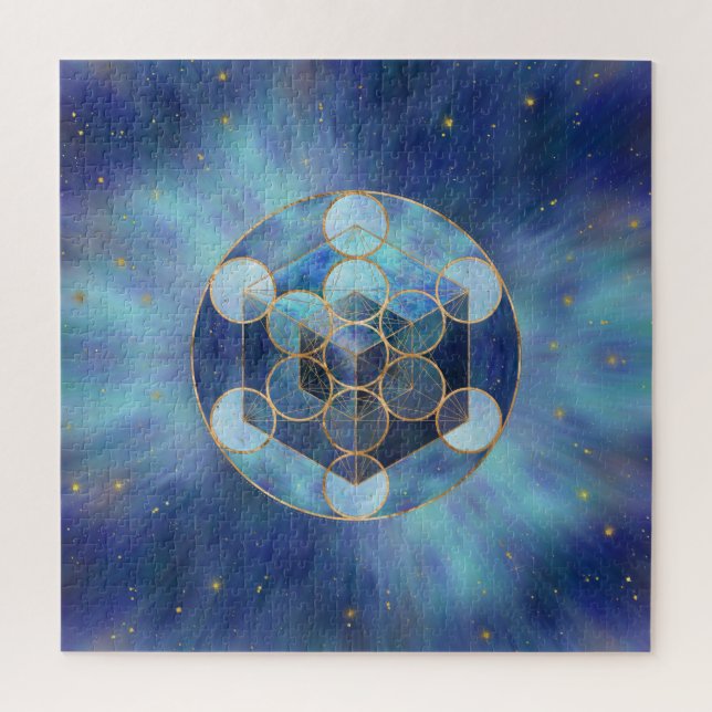 Metatrons Cube Sacred Geometry (Vertikal)