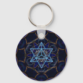 Metatrons WŌ - Merkaba - Stern Tetraeder Schlüsselanhänger