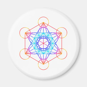 Metatrons Würfel (Farbe 2) Magnet
