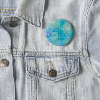 Metatrons Würfel Heilige Geometrie Button