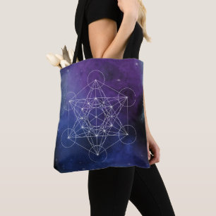 Metatrons Würfel Heilige Geometrie Tasche