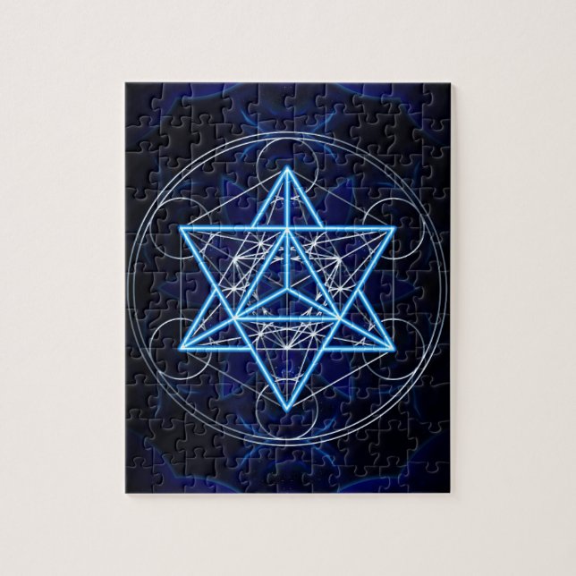 Metatrons Würfel -  Merkaba - Stern Tetraeder (Vertikal)