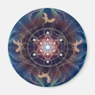 Metatrons Würfel - Merkabah Magnet
