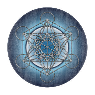 Metatrons Würfel Schneidebrett