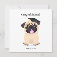 Mete Carlin Félicitations Carte de Graduation