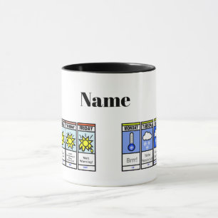Météo chaude et froide Météo Mug