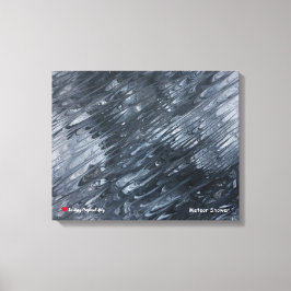 Meteor Douche Rouge Coeur Étiquette Impression