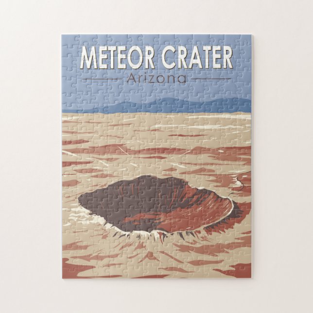 Meteor Krater Arizona Kunstvoll wandern im Val Pio (Vertikal)