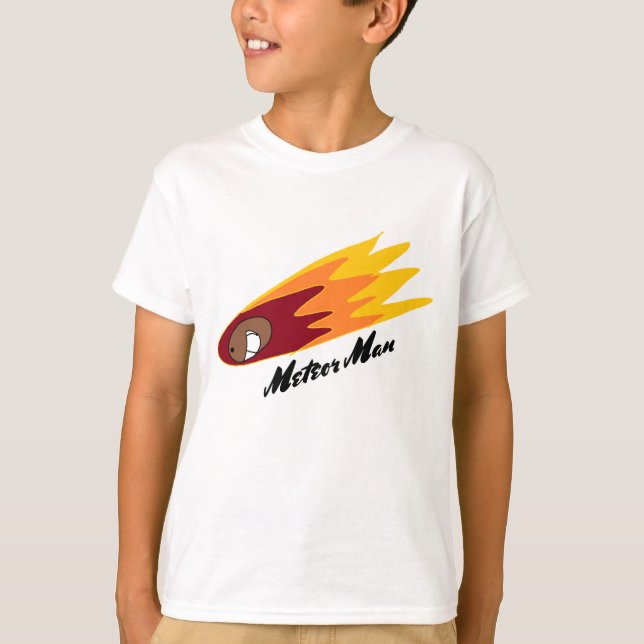 Meteor Man Originaler Charakter Design T - Shirt (Vorderseite)