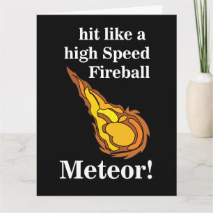 Meteor Shooting Star Fireball Meteor Karte