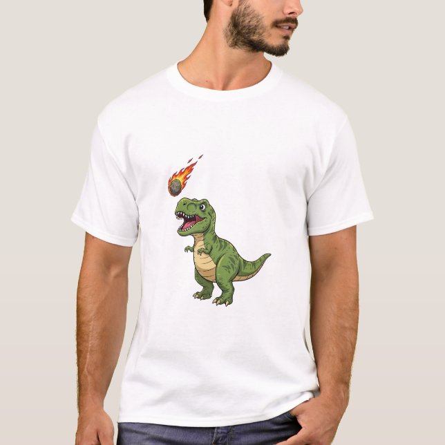 Meteor Snack Dino T-Shirt (Vorderseite)